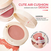 SACE LADY Air Cushion Clay Blush β High Pigment, Long-Lasting Multi-Use Blusher & Eyeshadow | Natural Finish